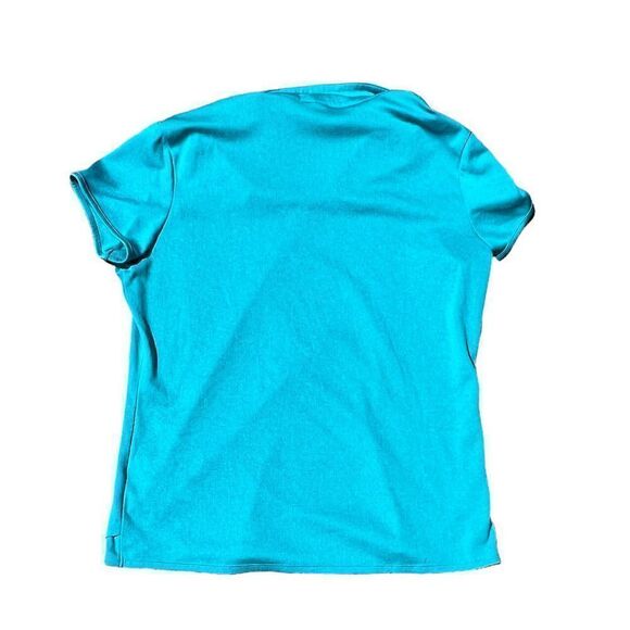 PORT AUTHORITY Woman’s Blue Collard Shirt Size Large - Picture 2 of 4